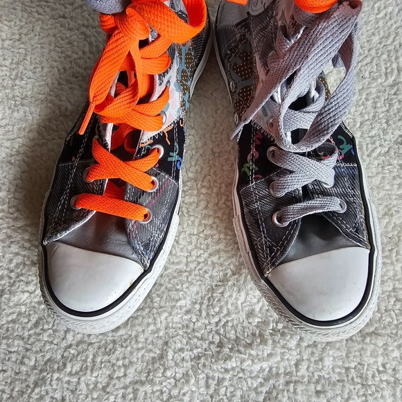 Converse Chuck Taylor All Star Patchwork Knee High Sneaker Women 8 - Picture 8 of 11